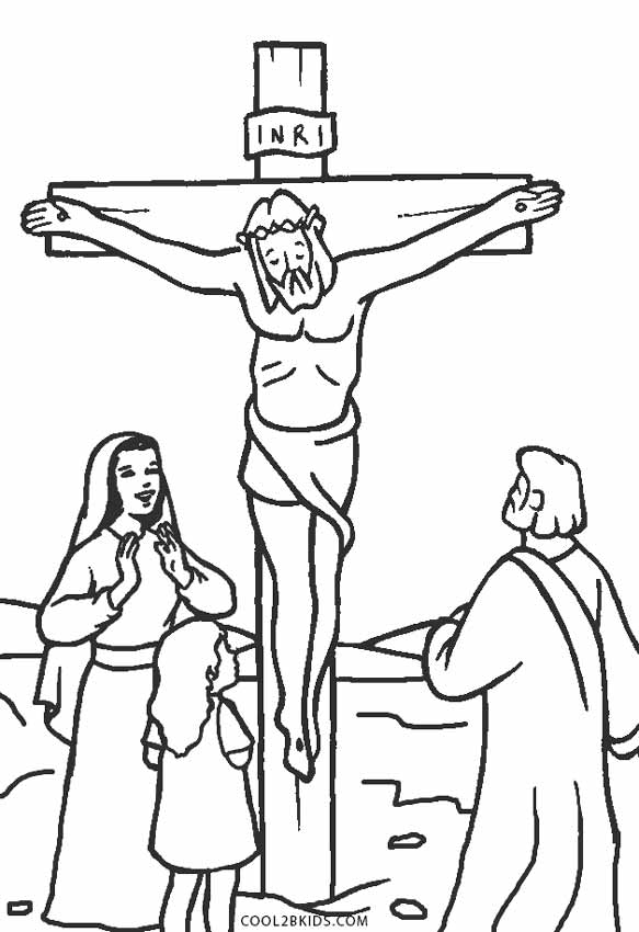 Free printable jesus coloring pages for kids