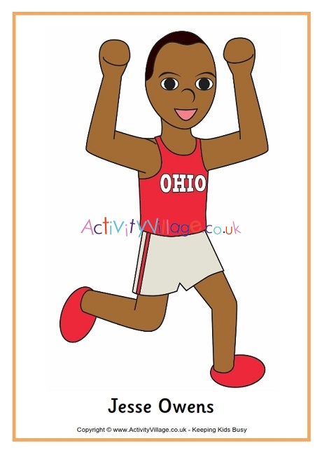 Jesse owens poster