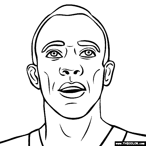 Faous people online coloring pages