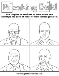 Breaking bad coloring book ideas breaking bad coloring books coloring pages