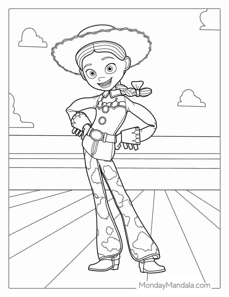 Toy story coloring pages free pdf printables