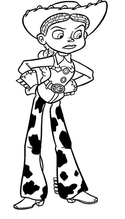 Jessie toy story coloring pages