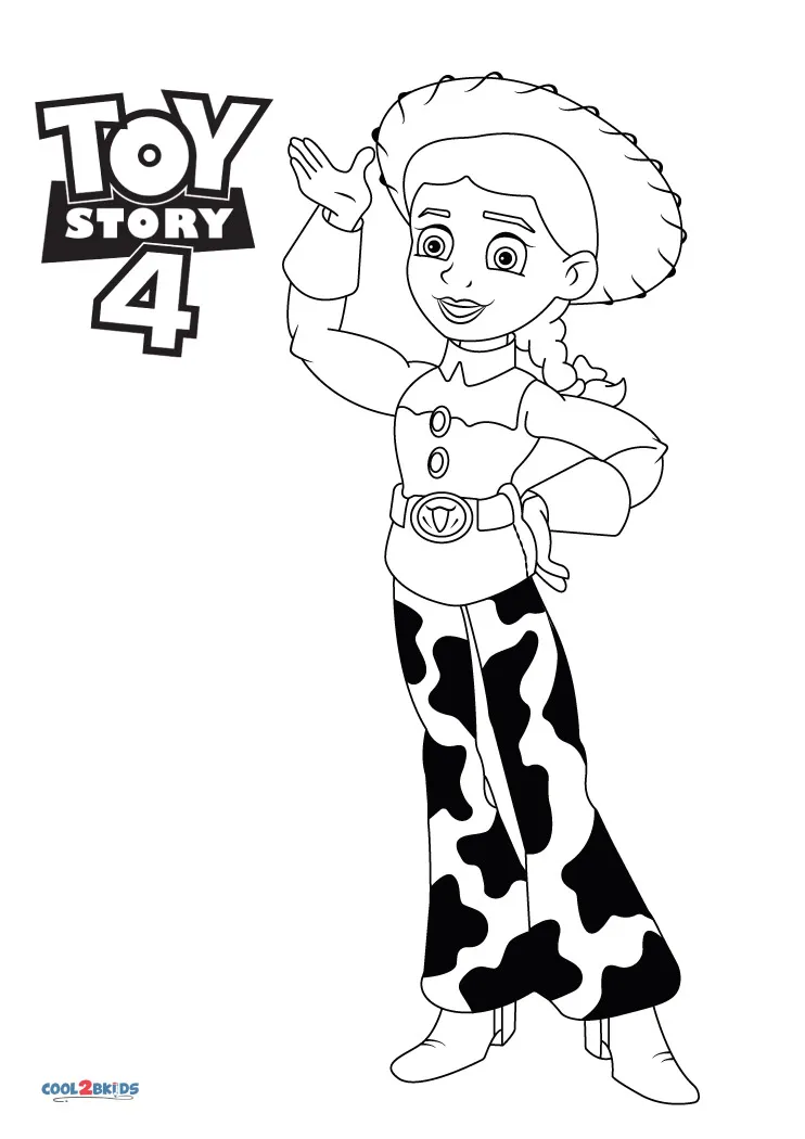 Free printable jessie toy story coloring pages for kids