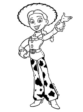 Toy story coloring page