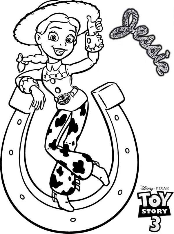 Jessie toy story coloring pages