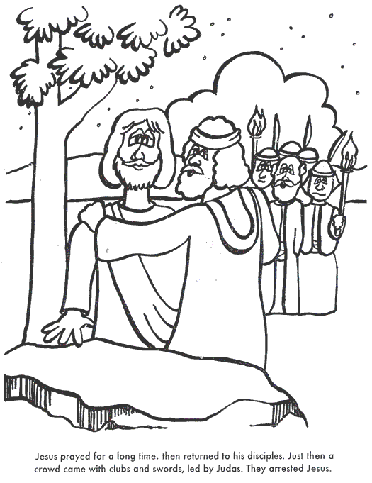 Judas betrays jesus coloring pages bible coloring pages jesus coloring pages sunday school kids