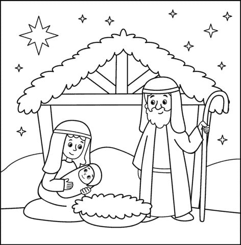 Free christmas coloring pages printables sofestive nativity coloring pages nativity coloring free christmas coloring pages