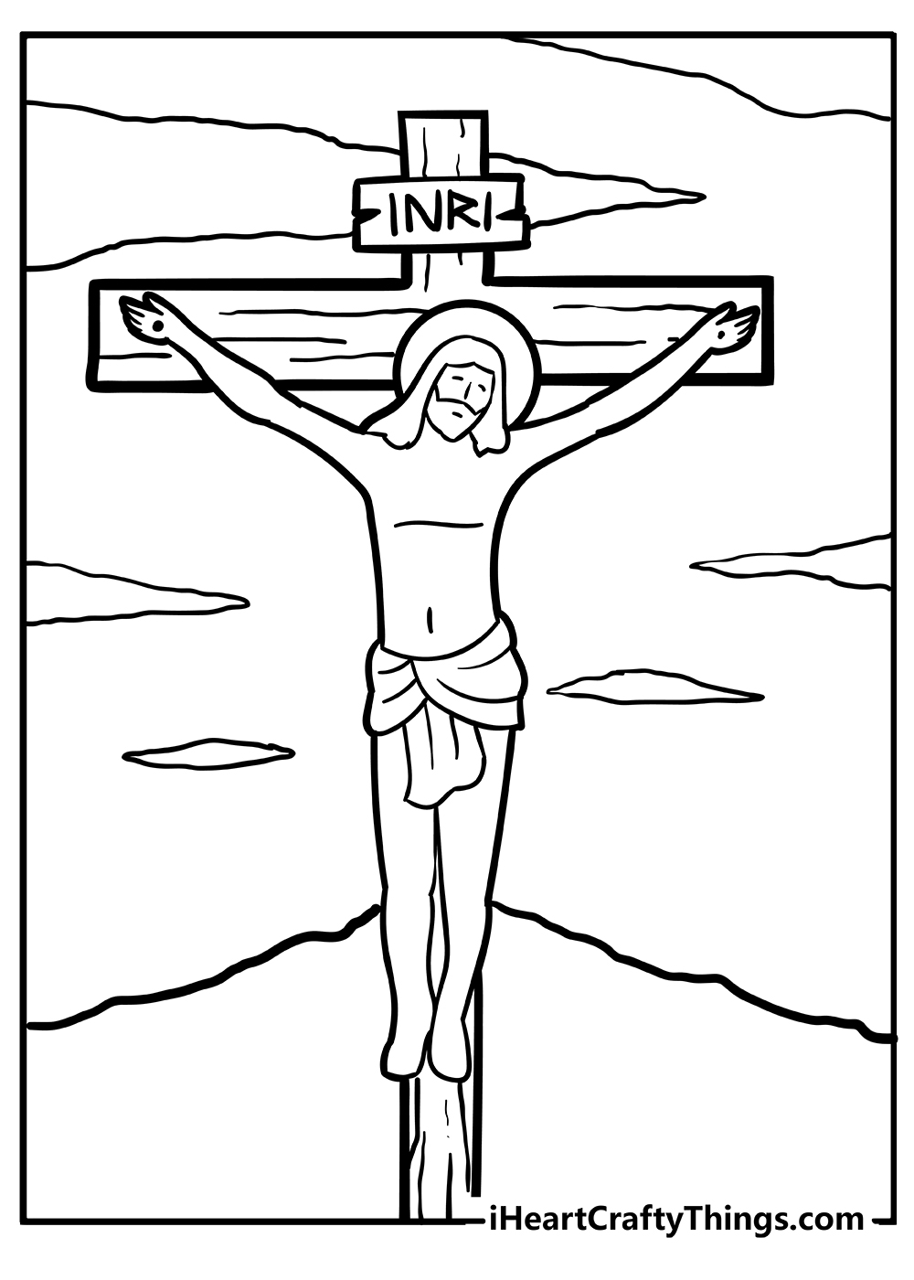 Jesus coloring pages free printables