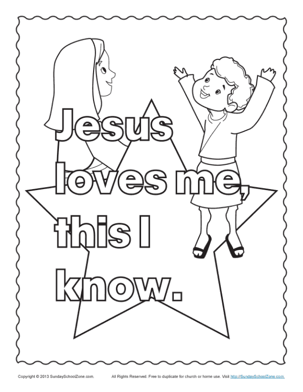 Bible coloring pages for kids jesus and the children