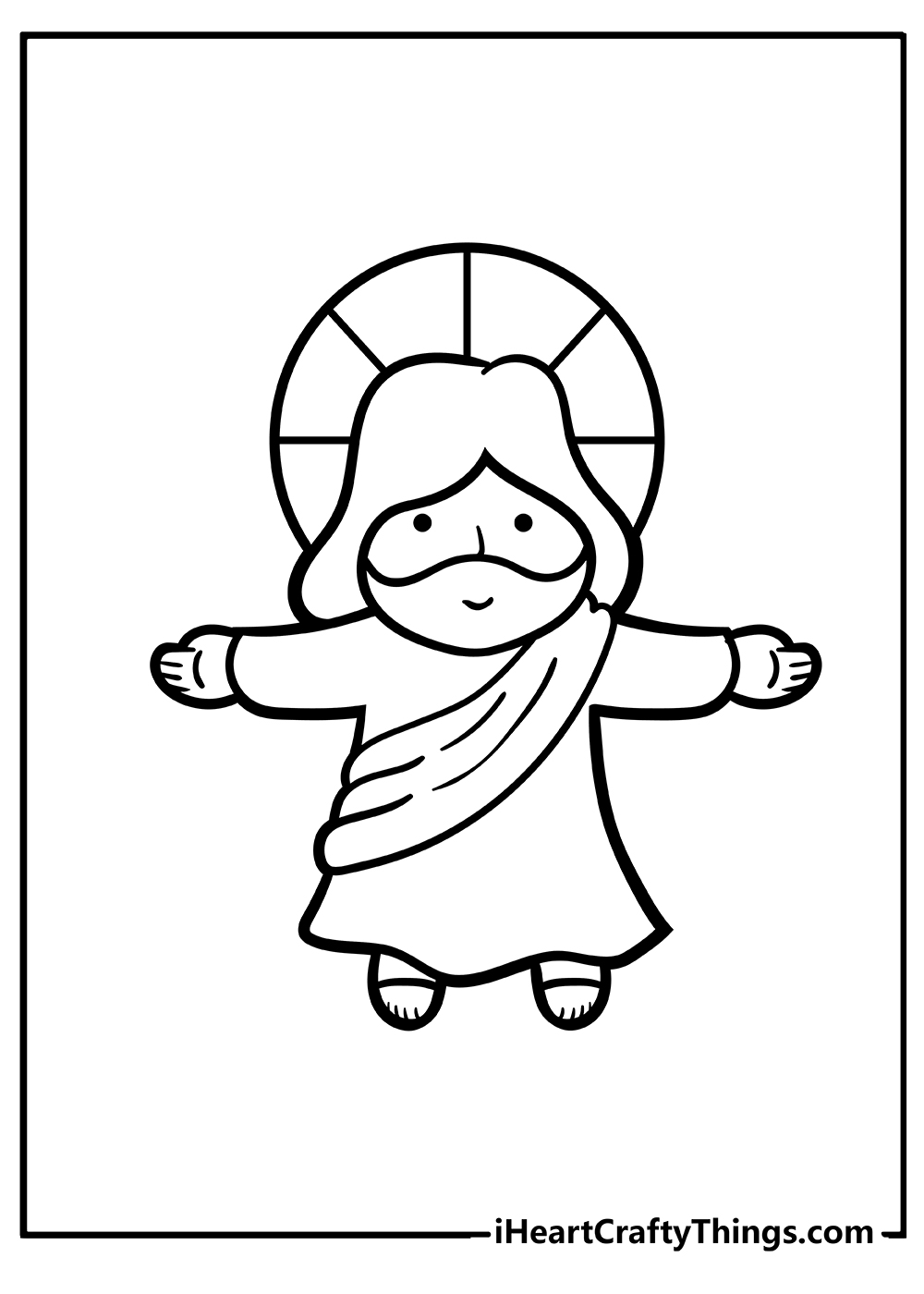 Jesus coloring pages free printables