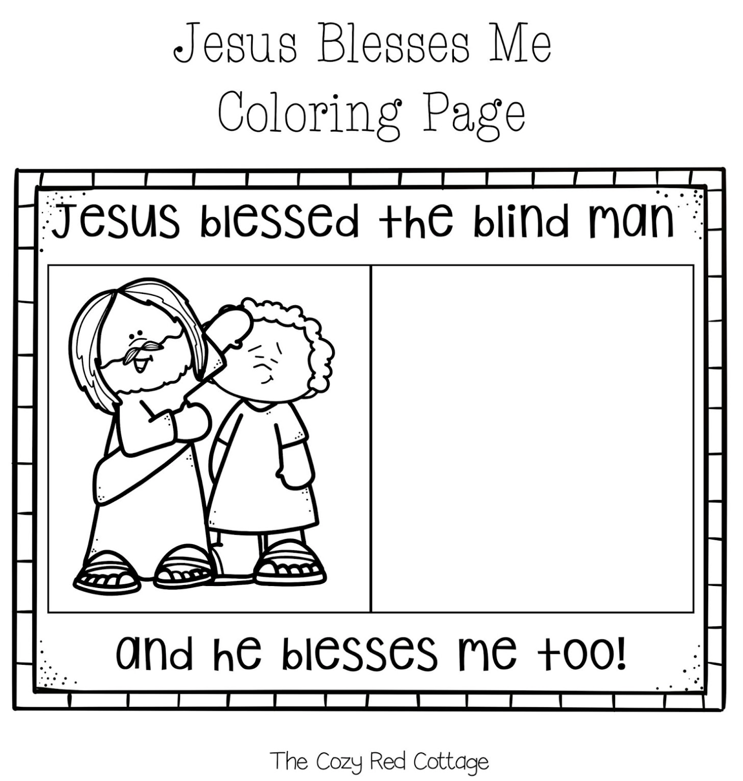 Week jesus heals a blind man