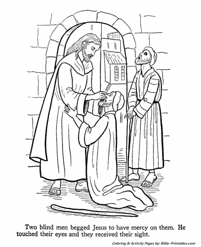 Jesus teaches coloring pages