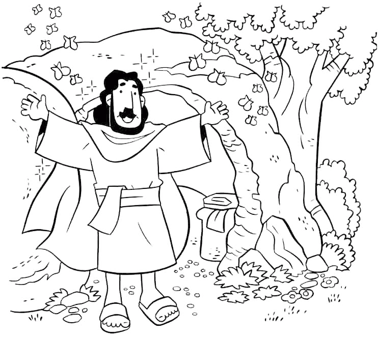 Religious easter coloring pages