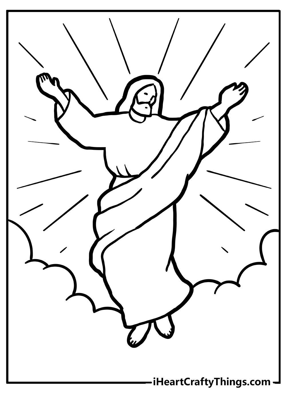 Jesus coloring pages free printables