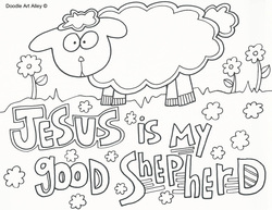 Good shepherd coloring pages