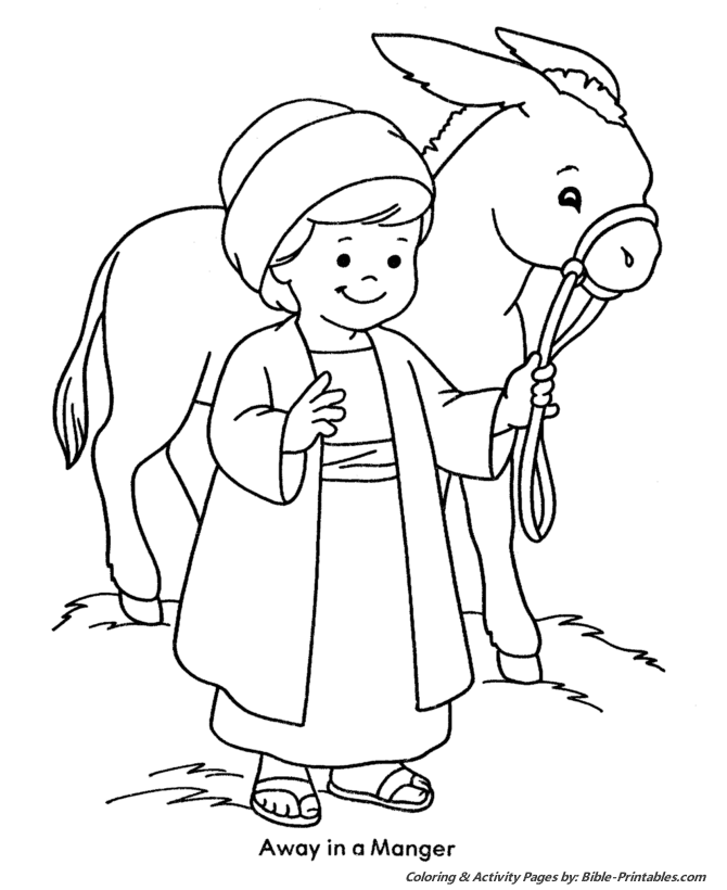 Christmas kids coloring pages