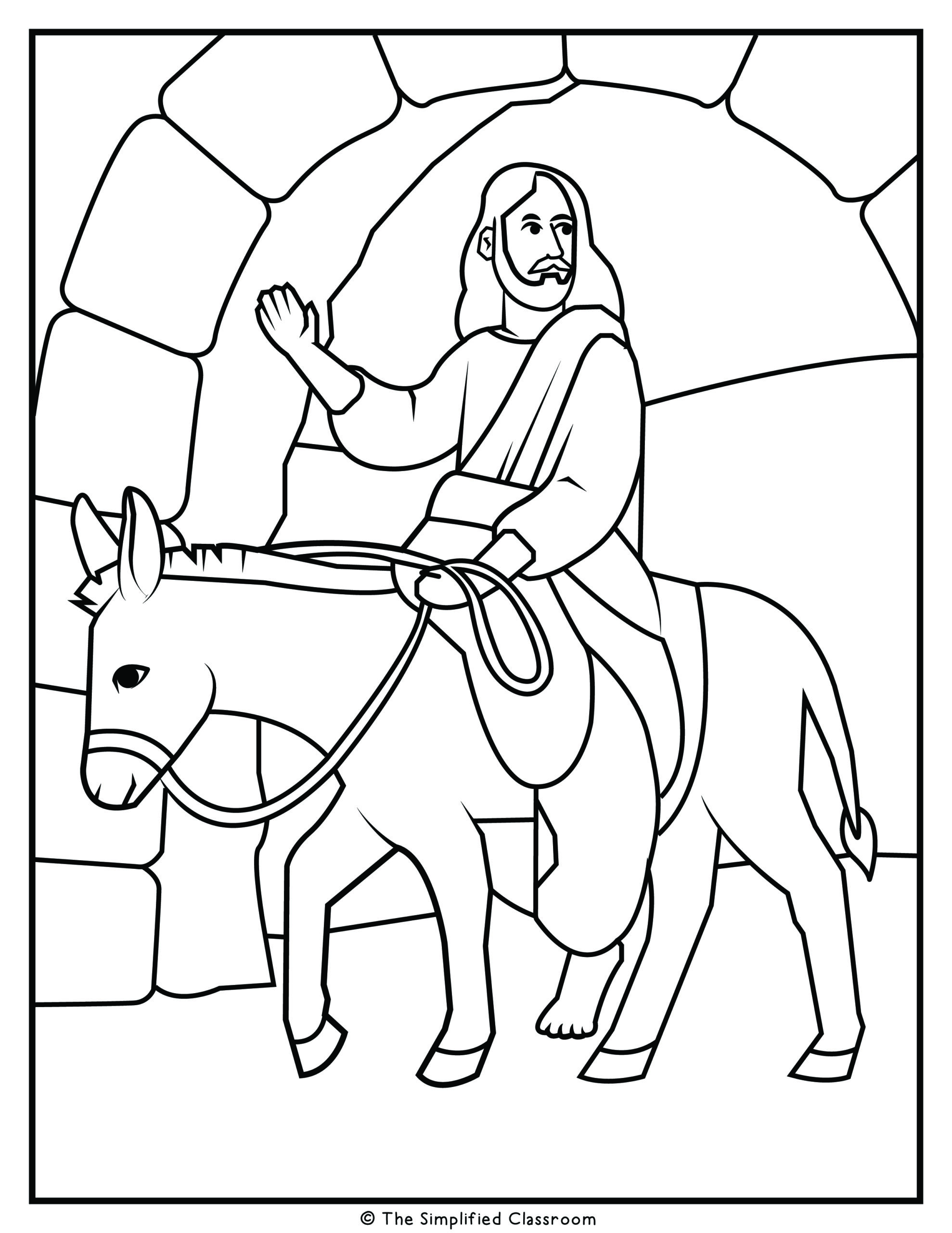 Christian easter and jesus coloring pages â the simplified classroom