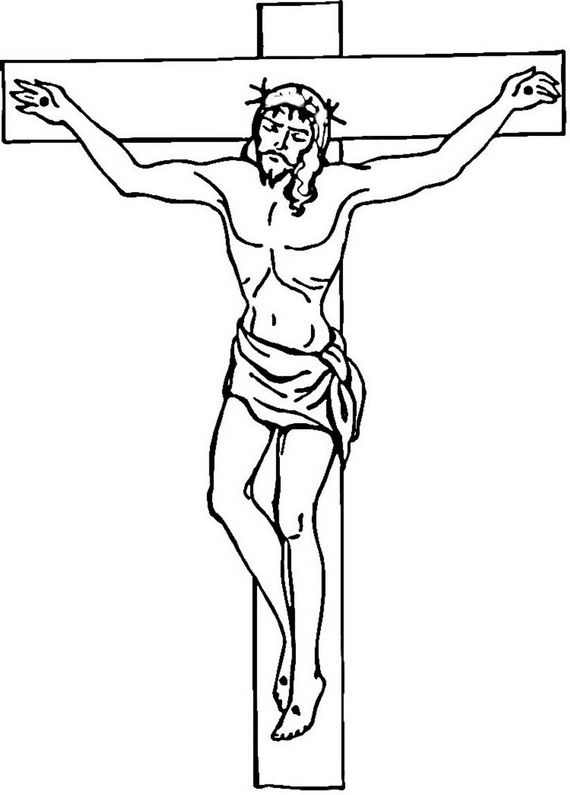 Good friday coloring pages and pintables for kids
