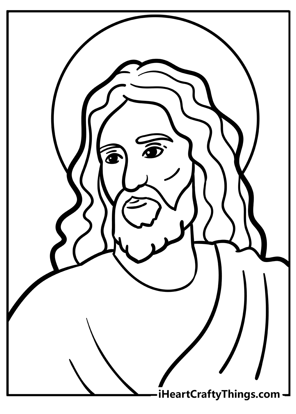 Jesus coloring pages free printables