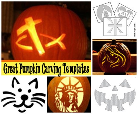 Halloween family friendly pumpkin carving templates celebrating holidays