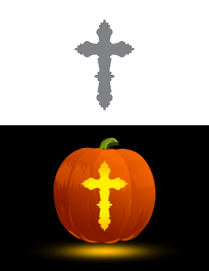 Free printable religion pumpkin stencils