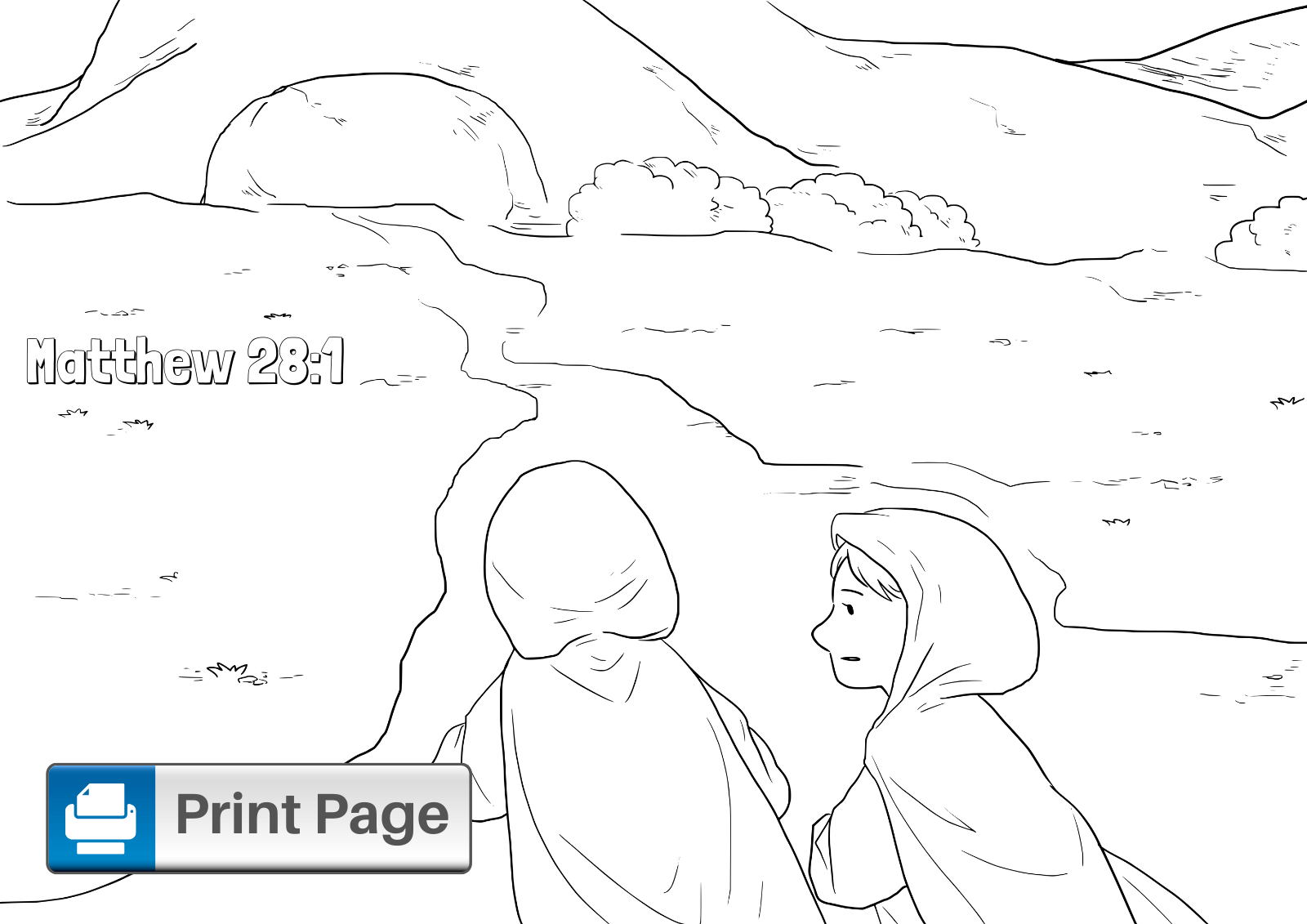 Free jesus resurrection coloring pages for kids â connectus