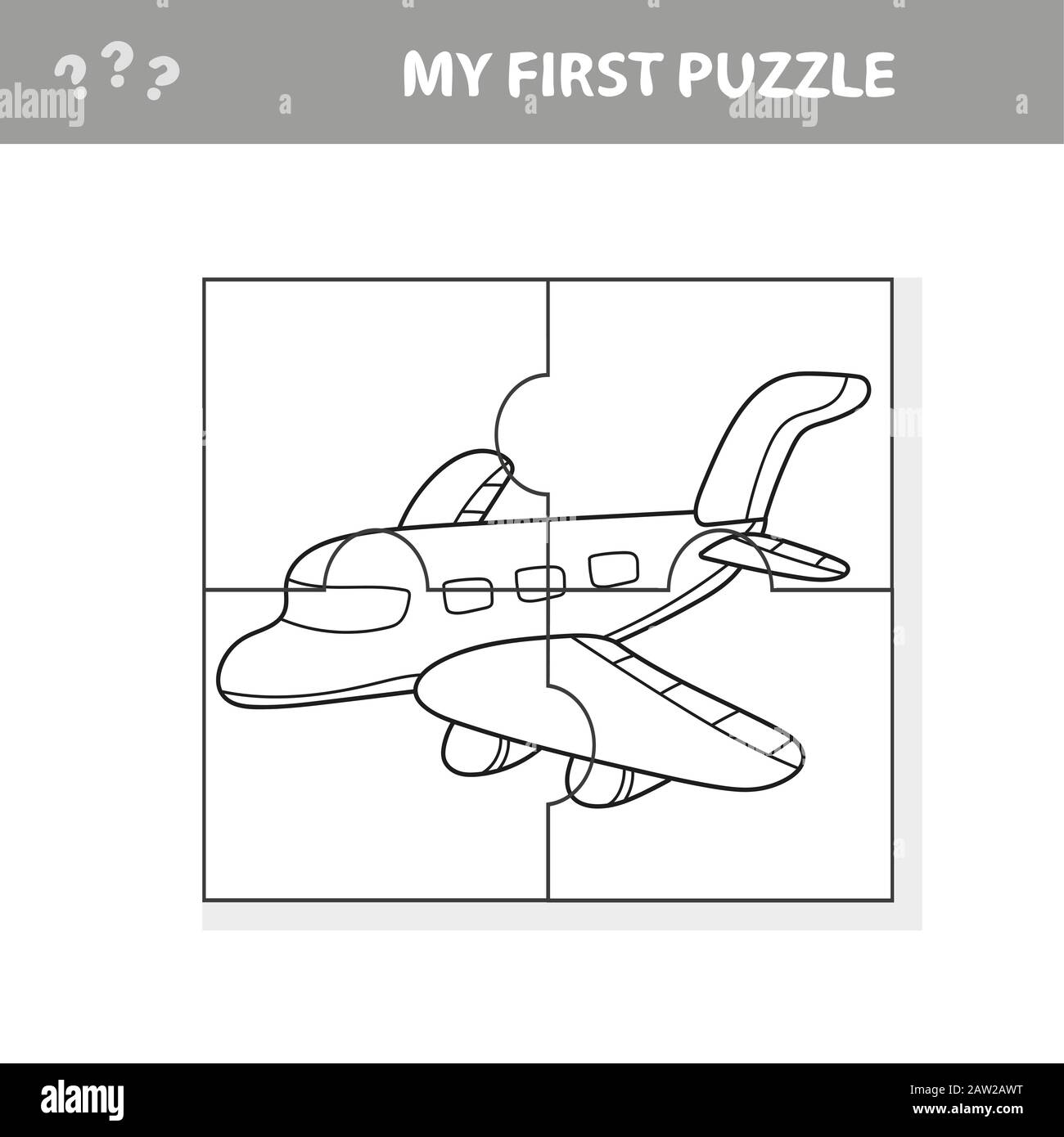 My first puzzle and coloring book