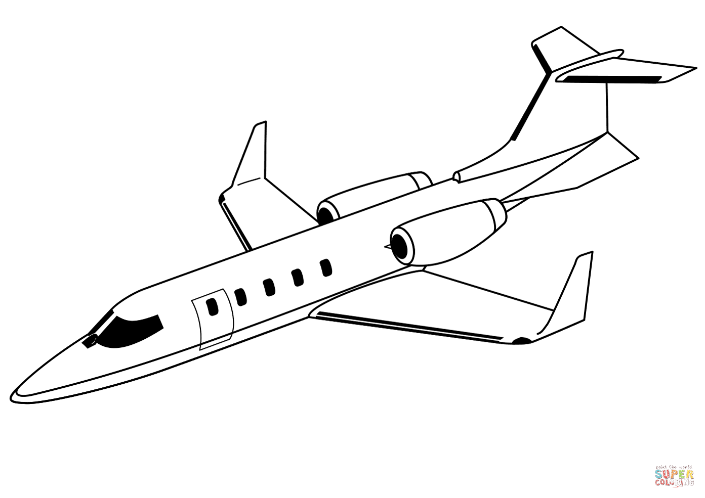 Gulfstream jet coloring page free printable coloring pages