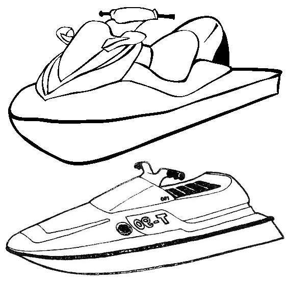 Fun jet ski coloring pages for kids jet ski coloring pages sports coloring pages