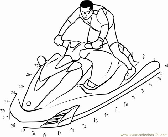 Fun jet ski coloring pages for kids jet ski coloring pages dot worksheets