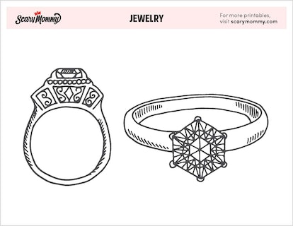 Youre a gem free jewelry coloring pages worth the price of gold