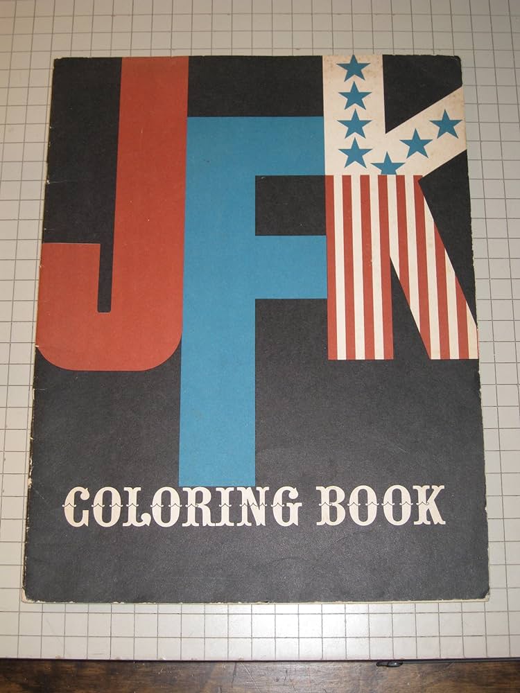 Jfk coloring book paul laikin books