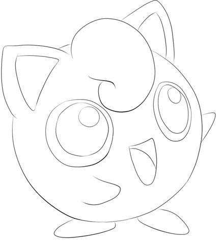 Jigglypuff coloring page pokemon coloring pages pokemon coloring pokemon stencils