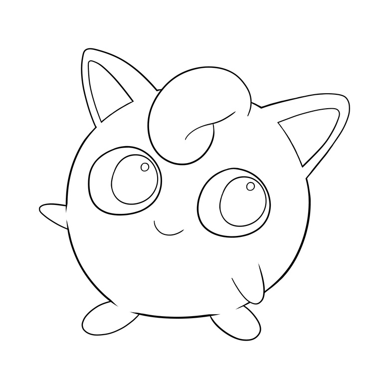 Jigglypuff coloring pages