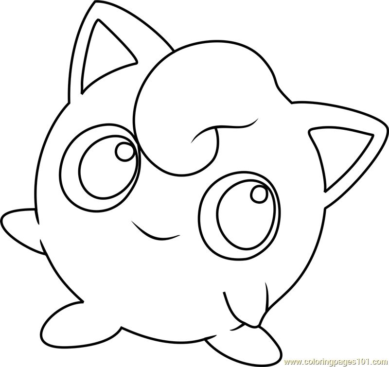 Jigglypuff coloring pages printable for free download