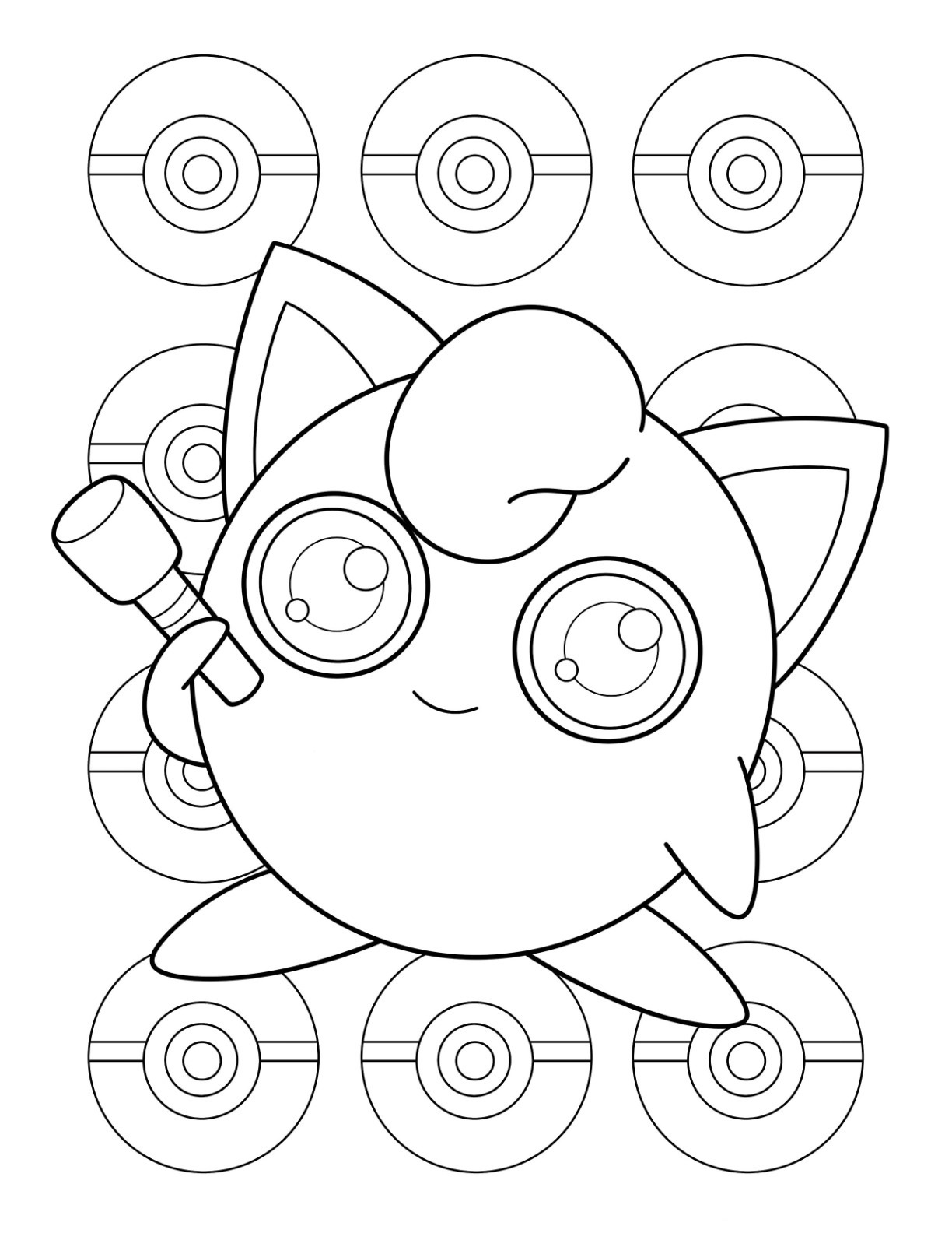 Jigglypuff coloring pages by coloringpageswk on