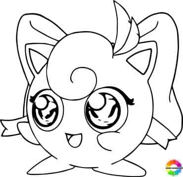 Jigglypuff coloring pages for kids pokemon coloring pages pikachu coloring page pokemon coloring