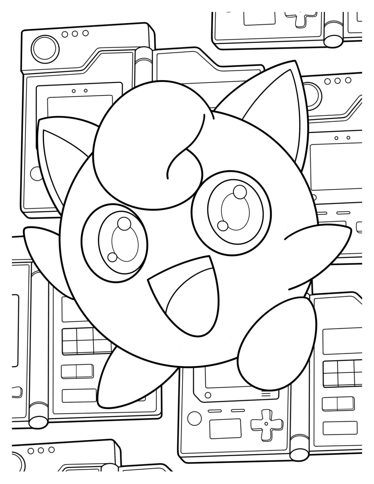 Jigglypuff coloring pages by coloringpageswk on