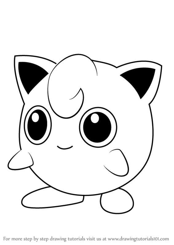 Learn how to draw jigglypuff from pokemon go pokemon go step by step drawing tutorials desenhos para colorir pokemon pokemon para colorir pokãmon desenho