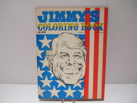 Jimmy carter coloring book political satire bob mcleodneal adams