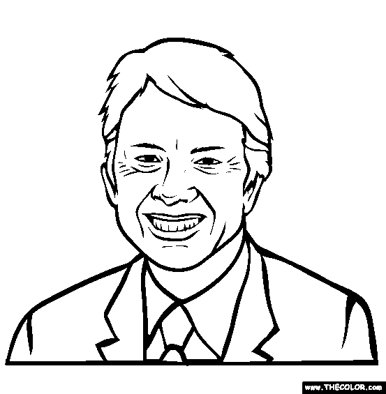 Presidents online coloring pages