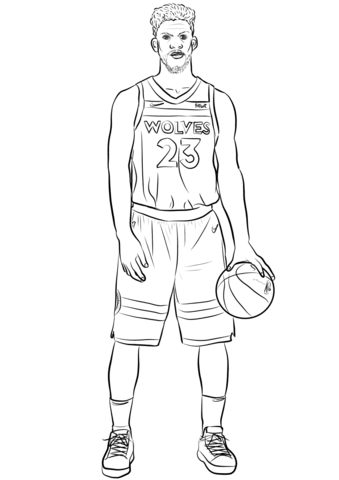 Jimmy butler coloring page free printable coloring pages