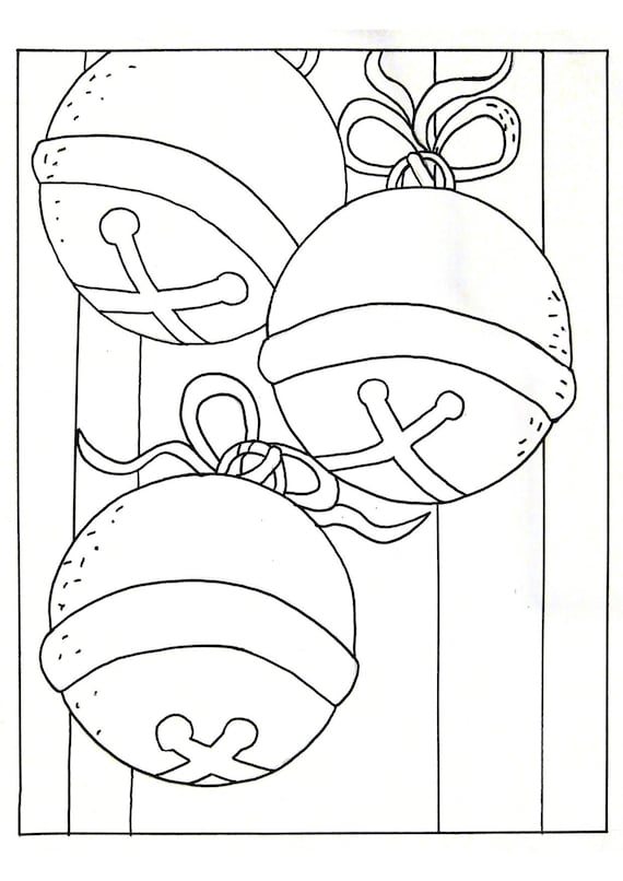 Jingle bells coloring page download now