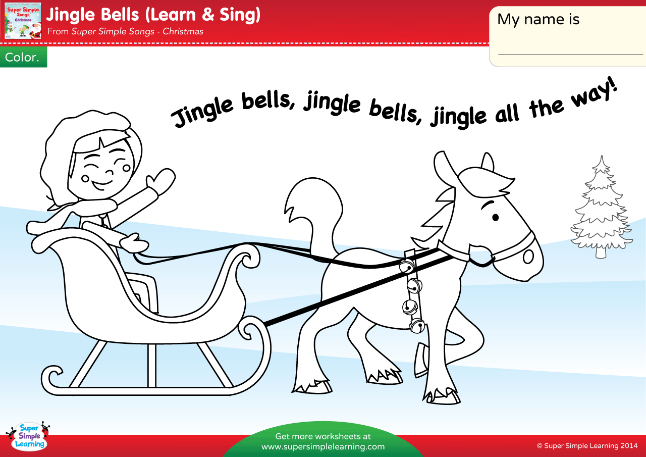 Jingle bells worksheet