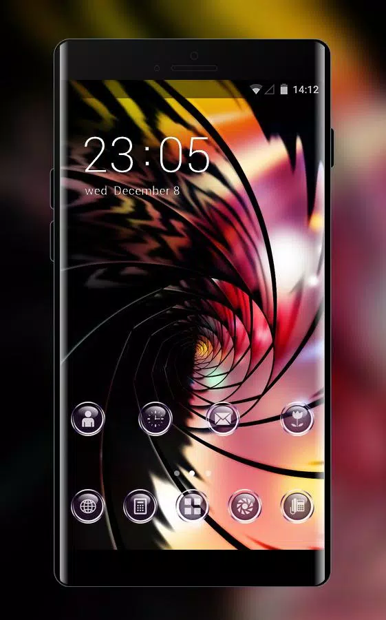 Android ändirme iãin theme for jio phone launcher glassy wallpaper apk