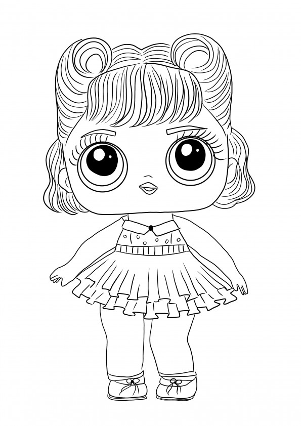 Free lol surprise doll coloring pages