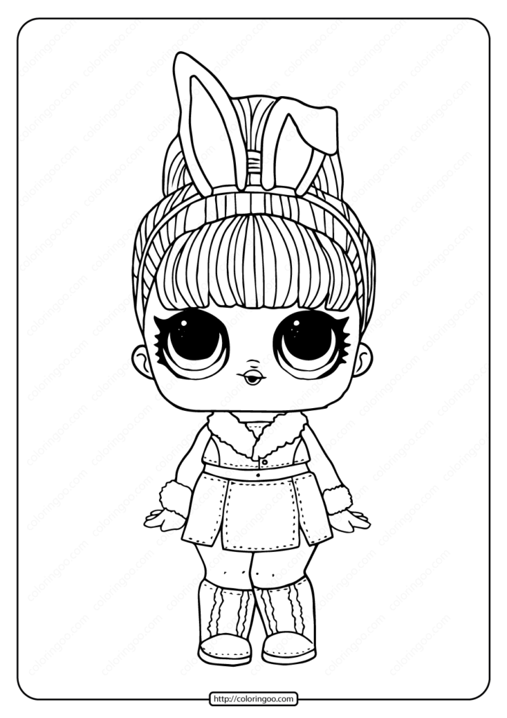 Lol surprise doll jitterbug coloring page bunny coloring pages coloring pages unicorn coloring pages