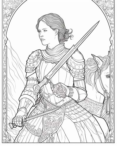 Printable joan of arc pages