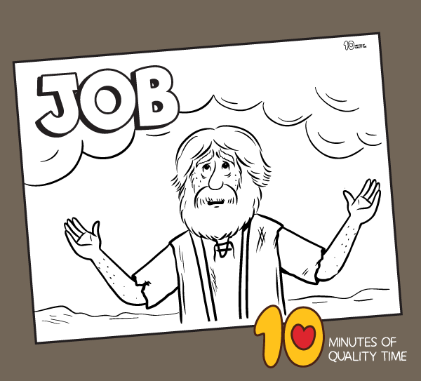 Job coloring page â minutes of quality time