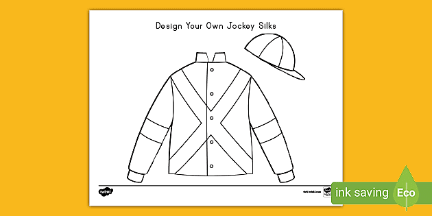 Design your own jockey silks activity teacher made